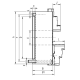 Uchwyt tokarski żeliwny typ 3674-200 samocentrujący spiralny 4-szczękowy Bison kod: 353674030600 - 3