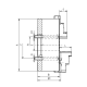Uchwyt tokarski stalowy typ 3515-160-5A1 samocentrujący spiralny 3-szczękowy Bison kod: 353515600400 - 3