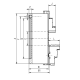 Uchwyt tokarski stalowy typ 3806-400 samocentrujący spiralny 6-szczękowy Bison kod: 353806060000 - 3