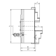 Uchwyt tokarski żeliwny typ 3634-200-6 samocentrujący spiralny 4-szczękowy Bison kod: 353634300400 - 3