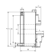 Uchwyt tokarski stalowy typ 3564-125 samocentrujący spiralny 3-szczękowy z regulowanym osadzeniem Bison kod: 353564030200 - 3