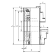 Uchwyt tokarski żeliwny typ 3265-160 samocentrujący spiralny 3-szczękowy z regulowanym osadzeniem Bison kod: 353265020000 - 3