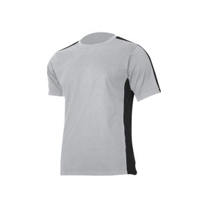 KOSZULKA T-SHIRT 180G/M2, SZARO-CZARNA, 