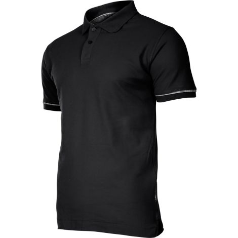 KOSZULKA POLO, 220G/M2, CZARNA, "2XL", CE, LAHTI