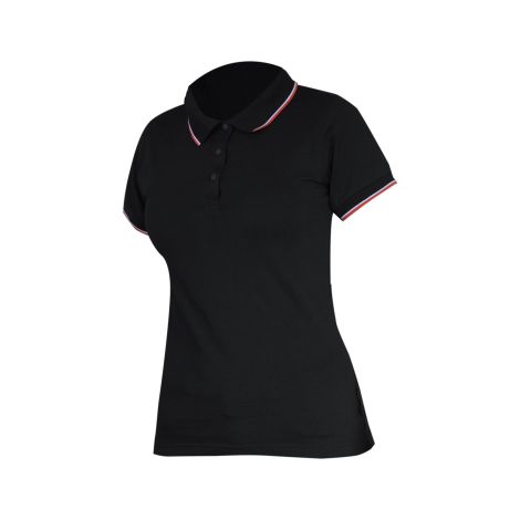 KOSZULKA POLO DAMSKA 190G/M2, CZARNA, "2XL", CE, LAHTI