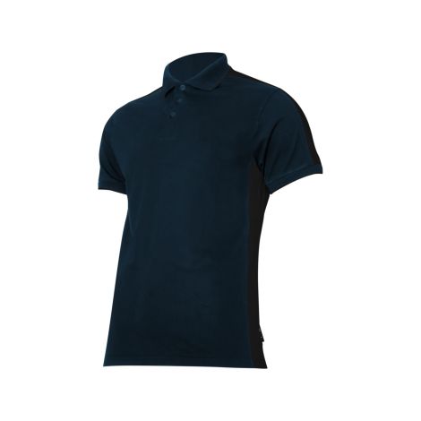 KOSZULKA POLO  190G/M2, GRANATOWO-CZARNA, "2XL", CE, LAHTI