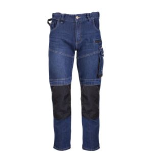 Spodnie jeansowe robocze z dodatkiem stretchu i wzmocnieniami slim fit Lahti Pro L40510 Spodnie jeansowe robocze z dodatkiem stretchu i wzmocnieniami slim fit Lahti Pro L40510