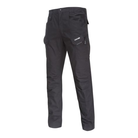 Spodnie robocze z gumką w pasie czarne slim fit Lahti Pro L40515