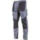 Spodnie robocze wzmacniane szaro-czarne slim fit Lahti Pro L40527 - 2