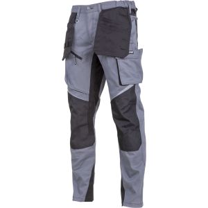 Spodnie robocze wzmacniane szaro-czarne slim fit Lahti Pro L40527 Spodnie robocze wzmacniane szaro-czarne slim fit Lahti Pro L40527