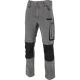 Spodnie jeansowe robocze z dodatkiem stretchu i wzmocnieniami szare slim fit Lahti Pro L40542 - 5