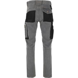 Spodnie jeansowe robocze z dodatkiem stretchu i wzmocnieniami szare slim fit Lahti Pro L40542 - 2 Spodnie jeansowe robocze z dodatkiem stretchu i wzmocnieniami szare slim fit Lahti Pro L40542 - 2