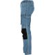 Spodnie robocze jeansowe z dodatkiem stretchu i wzmocnieniami slim fit Lahti Pro L40547 - 6