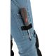 Spodnie robocze jeansowe z dodatkiem stretchu i wzmocnieniami slim fit Lahti Pro L40547 - 12