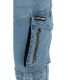 Spodnie robocze jeansowe z dodatkiem stretchu i wzmocnieniami slim fit Lahti Pro L40547 - 8