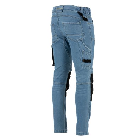 SPODNIE JEANSOWE JASNONIEB.STRETCH ZE WZMOC.,"3XL",CE, LAHTI - 5