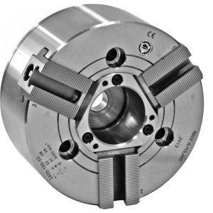 Uchwyt tokarski stalowy typ 2405-200-66K SGM z mocowaniem mechanicznym z przelotem 3-szczękowy wielkość kąta ząbków 60° Bison kod: 352405206800