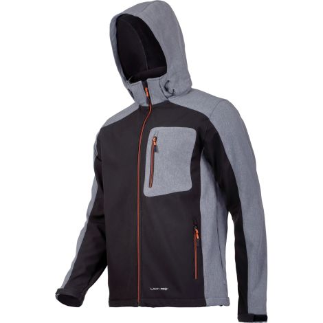 KURTKA SOFTSHELL Z KAPT. CZAR.-SZAR.-POM., "3XL", CE, LAHTI