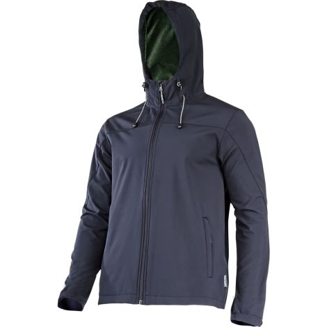 KURTKA SOFTSHELL Z KAPT. CZARNA, "XL", CE, LAHTI