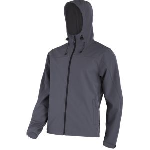 KURTKA SOFTSHELL Z KAPT. SZARA, 