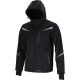 KURTKA SOFTSHELL Z KAPT. CZARNA, 