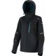 KURTKA SOFTSHELL Z KAPT. DAMSKA CZAR.-TURKUS., 