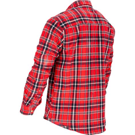 KOSZULA FLANELOWA CZERW-GRANAT., 170G/M2, "2XL", CE, LAHTI - 8