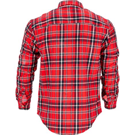 KOSZULA FLANELOWA CZERW-GRANAT., 170G/M2, "2XL", CE, LAHTI - 9