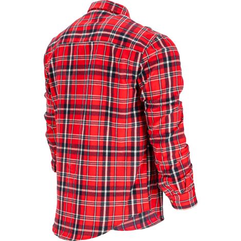 KOSZULA FLANELOWA CZERW-GRANAT., 170G/M2, "2XL", CE, LAHTI - 10