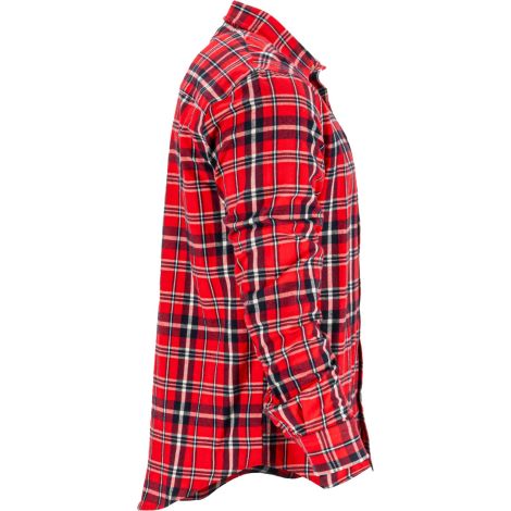 KOSZULA FLANELOWA CZERW-GRANAT., 170G/M2, "2XL", CE, LAHTI - 11