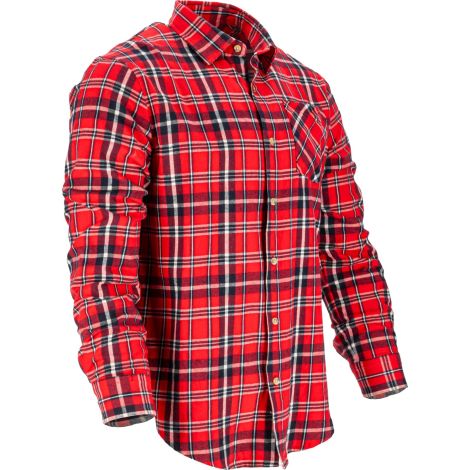 KOSZULA FLANELOWA CZERW-GRANAT., 170G/M2, "3XL", CE, LAHTI - 6