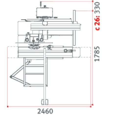 Maszyna wieloczynnościowa z systemem szybkiej wymiany noży - minimax  c 26g TERSA D Holzkraft kod: 5500027D - 7
