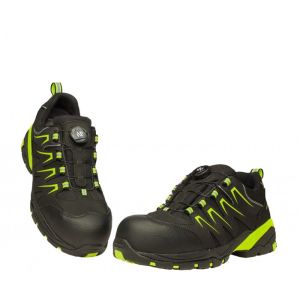 Buty wodoodporne antypoślizgowe z wkładką antyprzebiciową Orlando XTR S7S B-Spin HI-VIS Low Bennon kolor czarny z żółtymi detalami - 2 Buty wodoodporne antypoślizgowe z wkładką antyprzebiciową Orlando XTR S7S B-Spin HI-VIS Low Bennon kolor czarny z żółtymi detalami - 2