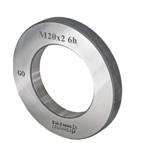 Sprawdzian pierścieniowy do gwintu GO 6G DIN13 M12 x 1,0 mm - TruThread kod: R MI 00012 100 6G GR