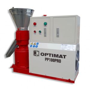 Peleciarka / brykieciarka - granulator paszy peletu  z obudową 100 kg/h - Ø120 mm 230 V - Optimat PP100PRO