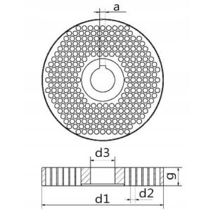 Przemysłowa peleciarka / brykieciarka - granulator paszy peletu  z obudową 350 kg/h - Ø229 mm 400V Optimat Peleciarka Optimat PP360PRO PLUS - 2