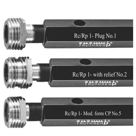 Sprawdzian trzpieniowy do gwintu Rc/Rp. 1/4'' (nr 1)  TruThread kod: P RC 00104 019 01 TR - 2