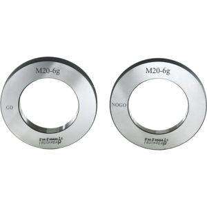 Sprawdzian gwintowy pierścieniowy NOGO 6E DIN13 M10 x 1,5 mm - TruThread kod: R MI 00010 150 6E NR - 2