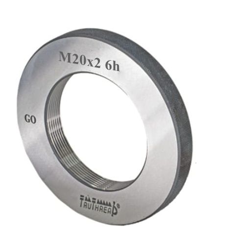 Sprawdzian pierścieniowy do gwintu GO 6G DIN13 M38 x 1 mm - TruThread kod: R MI 00038 100 6G GR