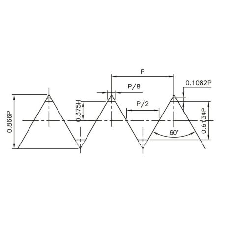 Sprawdzian trzpieniowy do gwintu GO / NOGO  No. 3/16'' - 14 UNC 2B - TruThread kod: P NC 00716 014 2B DR - 2