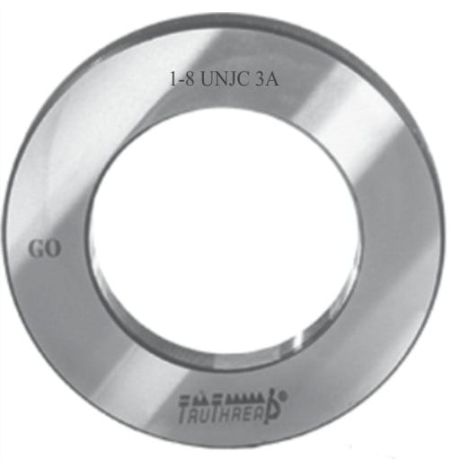 Sprawdzian pierścieniowy do gwintu GO 3/8 cala - 16 UNJC-3A - TruThread kod:  R JC 00308 016 3A GR