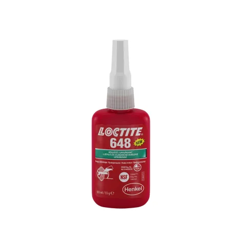 Loctite 648 - 250ml Anaerobowy klej do mocowania metalowych części współosiowych, trudno demontowalny kod: 1803351