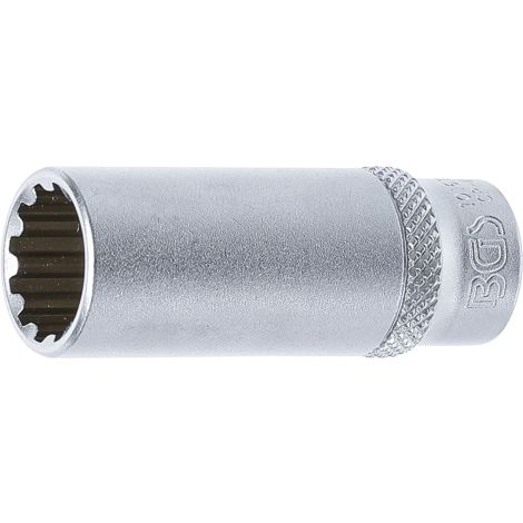 Nasadka klucza Gear Lock, głęboka | 6,3 mm (1/4") | 13 mm